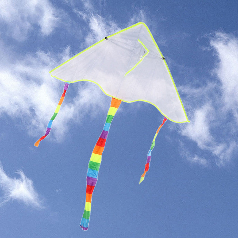 DIY Painting Kite Foldable Outdoor Beach Kite Children Kids Sport Funny Toys Colorful Kite Flying