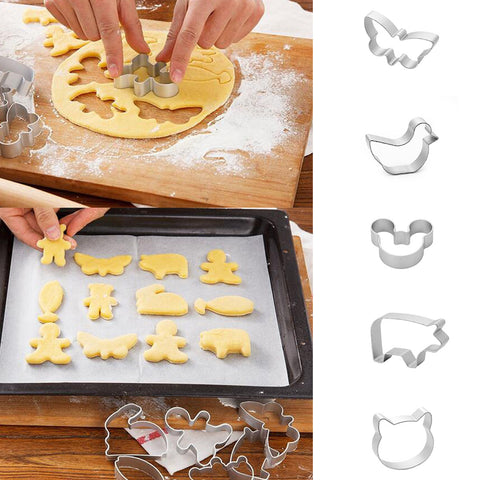 Big Sale Cute Rabbit Shaped Aluminium Mold Biscuit Cookie Cake Pastry Baking Cutter Mold Tool baking bakeware mold cupcake