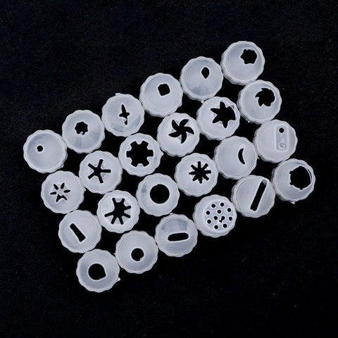 24 pieces/set  Flowers Nozzles Tips Decorating Pen Cupcake Sugarcraft Cake Decorating Tools Icing Tip Nozzles Bakeware Z5224