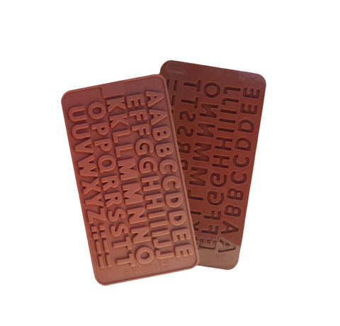 Silicone 26 letters of the alphabet Cake Decorating Bakeware Mold Chocolate Mould Cooking Tool Food DIY Making L078