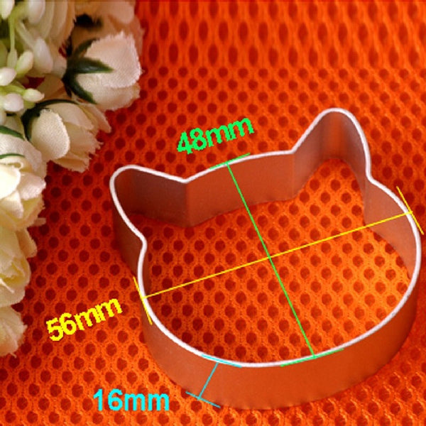 Cute Rabbit Shaped Aluminium Mold Biscuit Cookie Cake Pastry Baking Cutter Mold Tool baking bakeware mold cupcake