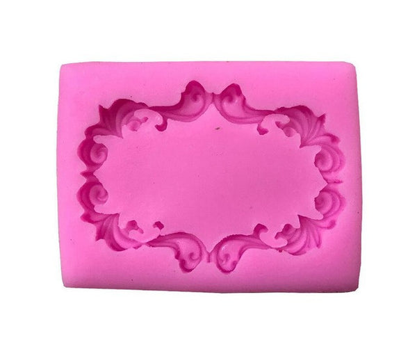 Aouke Beautiful Frame Shape Silicone Cake Molds,Fondant DIY Bakeware Decorate