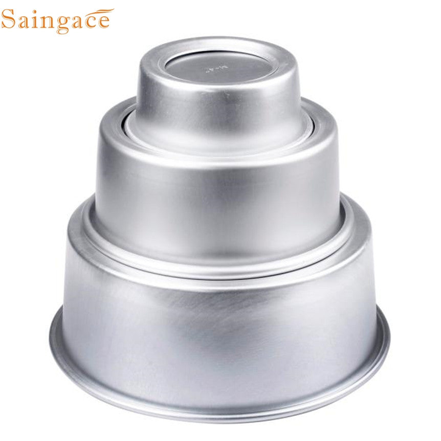 Saingace Lovely pet  4/6/8'' Aluminum Alloy Non-stick Round Cake Baking Mould Pan Bakeware Tool SAP Sep929