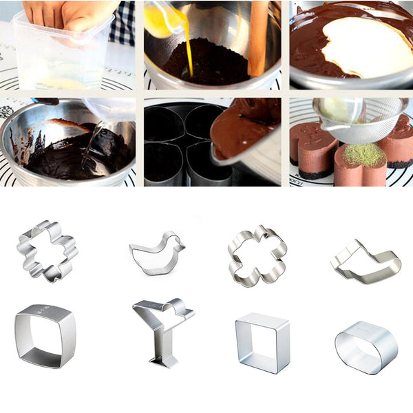Big Sale 1Pcs/set Specialized Metal Cake Cookie Bakeware Mould Fondant Cookie Cutters Biscuit Mold Kitchen Diy Triangle