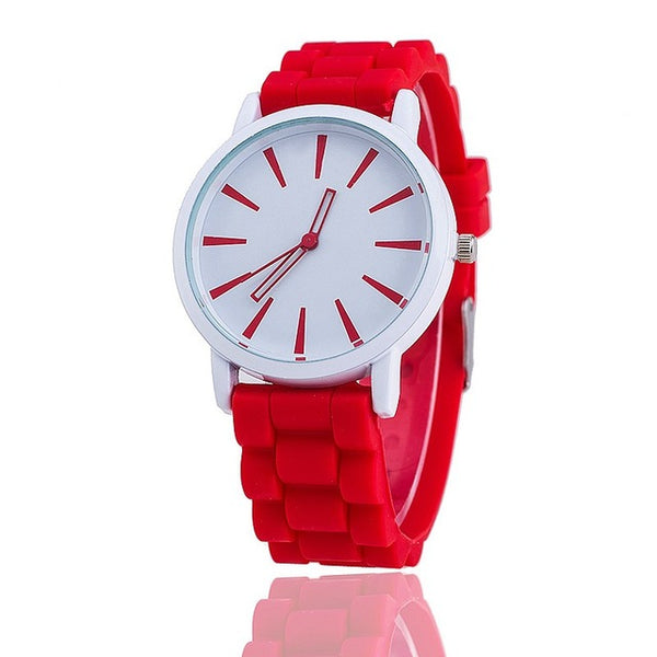 Vansvar Brand Fashion Jelly Silicone Women Wristwatch Casual Luxury Quartz Watches Relogio Feminino Hot Selling 377