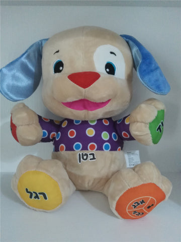 Hebrew Russian Polish Croatian Lithuanian Latvian Singing Speaking Musical Dog Doll Baby Educational Toys Boy Plush Puppy Toy