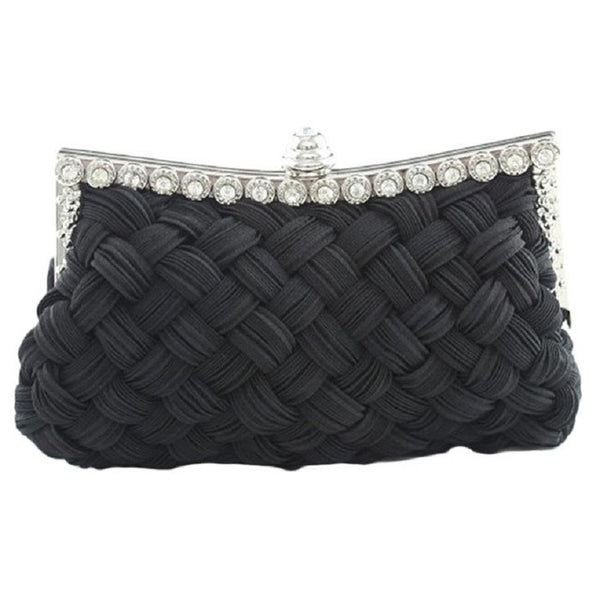 Naivety New Luxury Women Satin Evening Party Handbag Socialite Casual Clutch Bag JUL1 drop shipping