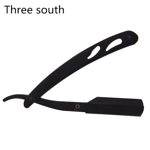 Three south single copper handle razor SHAVING RAZOR barber tools hair razor and blades Antique black folding shaving knife