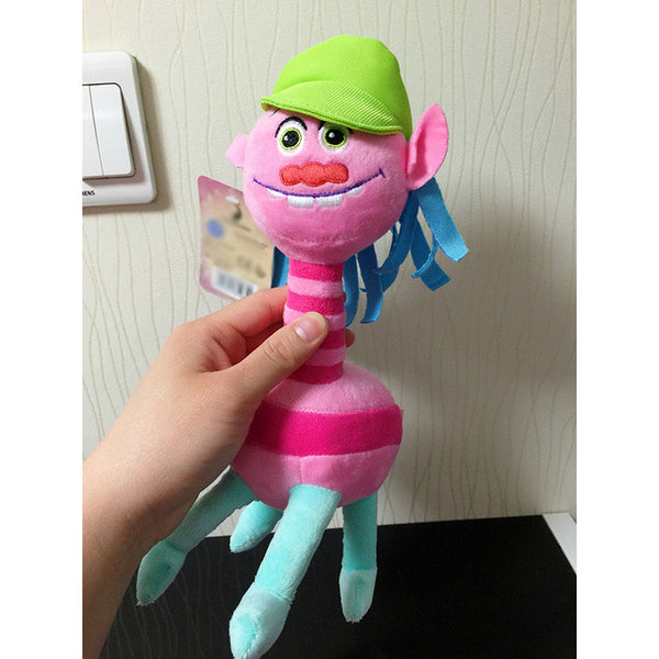 NEW 23-32cm Movie Trolls Plush Toy Poppy Branch Dream Works Soft Stuffed Cartoon Dolls The Good Luck Trolls Gift for Child