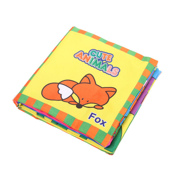Baby Book Animal Letter Vehicles Fruit Soft Cloth Book for Kids Children Educational Toys Newborn Crib Cloth Baby Toys