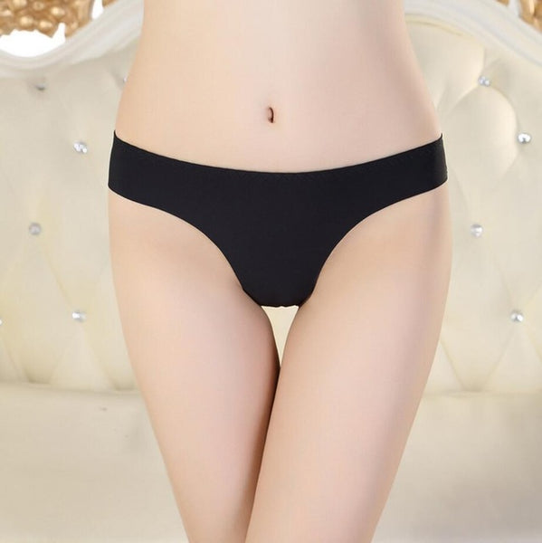 2017 Invisible Seamless Underwear Women Panties ThongsNylon Spandex Crotch Thong Tanga Braga Panty Ropa Interior Mujer Calcinha