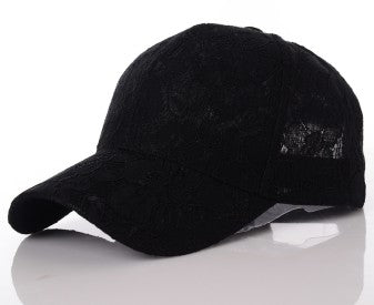 Women's Baseball Caps Lace Sun Hats Breathable Mesh Hat Gorras Summer Cap For Women Snapback Casquette