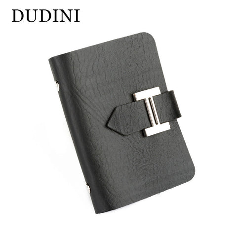 DUDINI New Men & Women Business Cards Wallet Simple PU Leather Credit Card Holder/Case Fashion Bank Cards Bag ID Holders