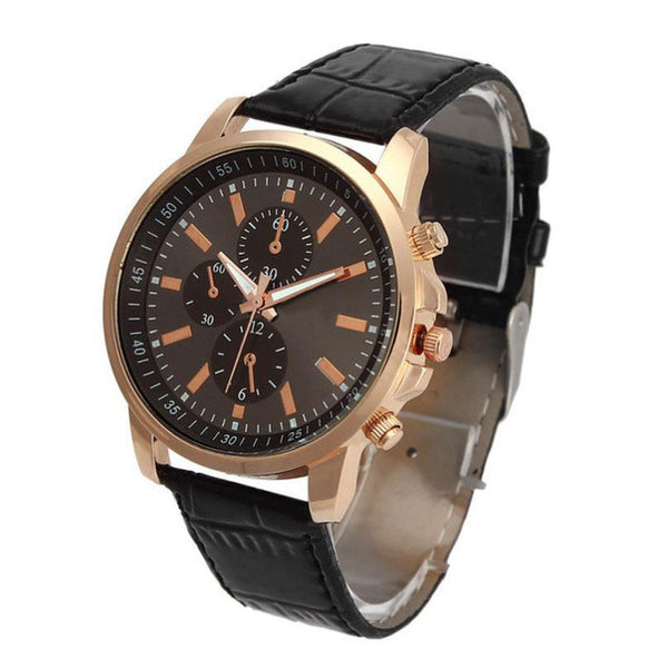 Excellent Quality OTOKY  Luxury Quartz Watches Men's Fashion Geneva Quartz Clock Leather Strap Wristwatches Relogio Masculino