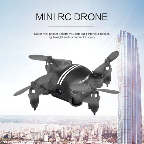 Foldable RC Pocket Quadcopter 2.4G 4CH 6-axis Gyro Headless Mode Drone Dron 3D Unlimited Flip RTF LED light Flying Helicopter