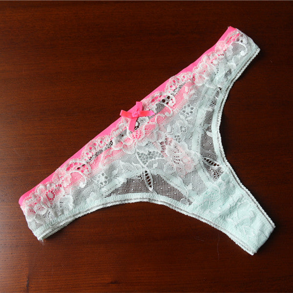 New Arrival Voplidia T-back Underwear Women Sexy Panties Thong And G Strings Female Seamless Lace Hipster Lingerie PM004