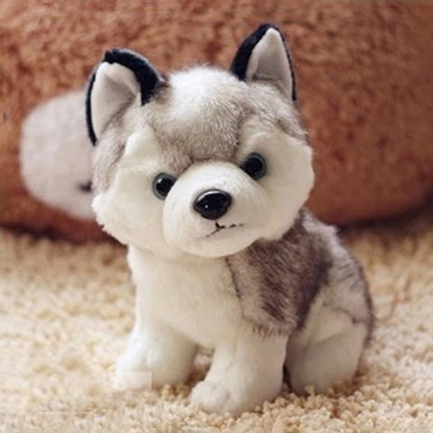 Lovely Simulation Husky Dog Stuffed Animals Plush Toys Cushions Gifts Plush Animals speelgoed FCI#