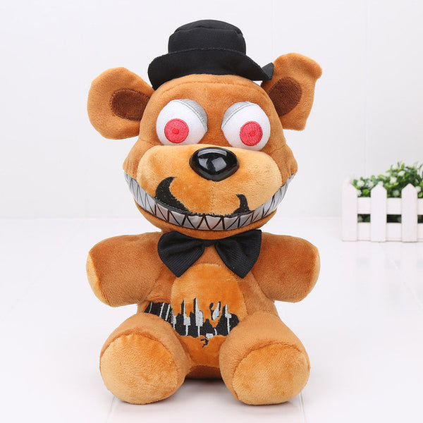 25cm - 30cm Five Nights At Freddy's plush FNAF Bear Fox Golden Freddy Nightmare Fredbear foxy chica bonnie kids Plush Toys Doll