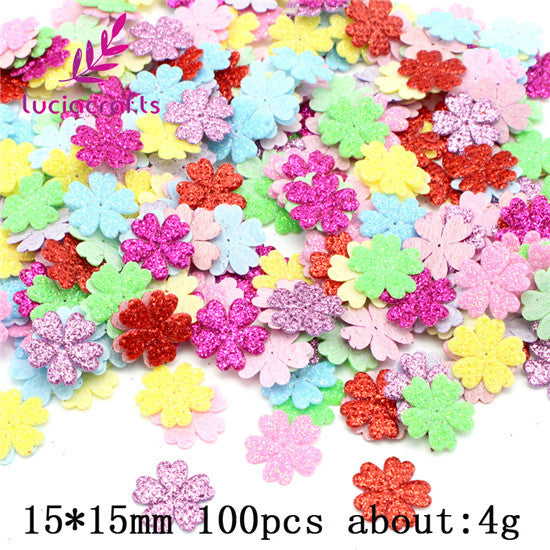 fabric flower mix DIY for wedding decoration and home decoration about 10g/lot,(about 220pcs/bag) 14020006