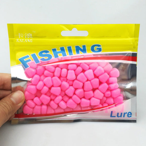 Hot selling! 100Pcs/Lot 44grams Soft Baits corn with corn smell carp Fishing Lures Floating baits 004
