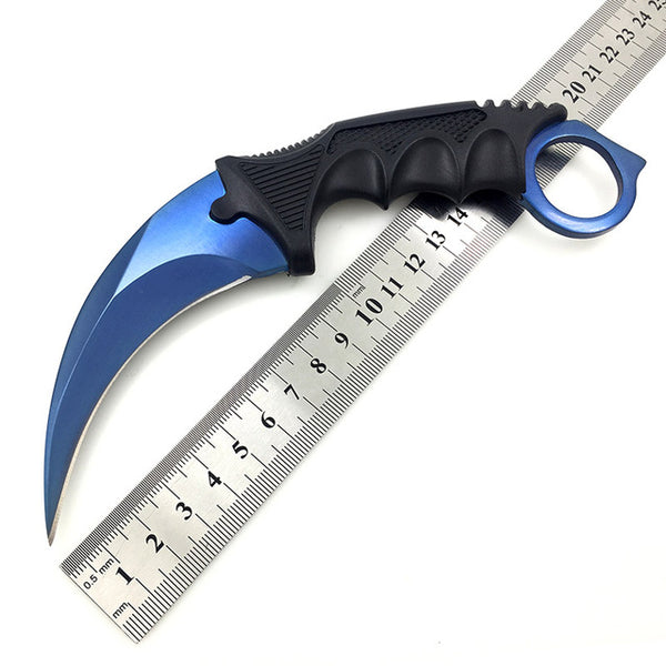 BGT CS GO Hunting Fixed Knife Karambit Tactical Combat Survival Neck Claw Knives Utility Camping Outdoor Pocket Rescue EDC Tools