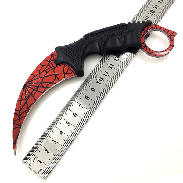 BGT CS GO Hunting Fixed Knife Karambit Tactical Combat Survival Neck Claw Knives Utility Camping Outdoor Pocket Rescue EDC Tools