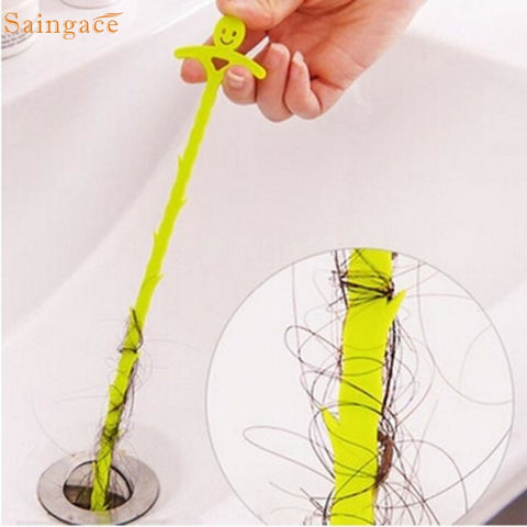 Saingace Bathroom Products Sink Cleaning Hook Bathroom Floor Drain Sewer Dredge Device Small Tools Gifts High Quality Oct 210