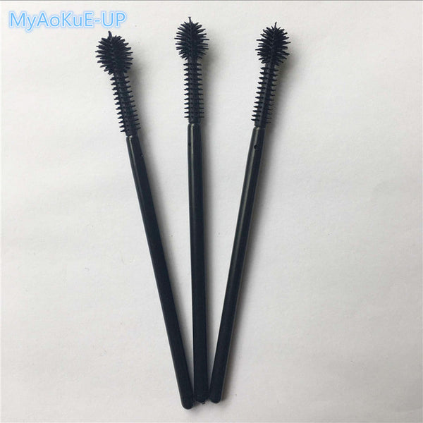 Silicone eyelash brush head lashes brush pack 15 colors disposable makeup brushes tools 200pcs wholesale