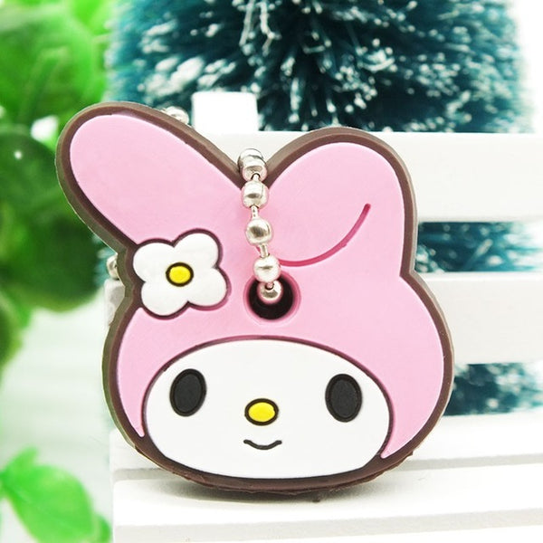 ZOEBER Funny animal keychain cartoon key chain Anime Mickey Minion Anime keycover animation key caps Children femme Keychain