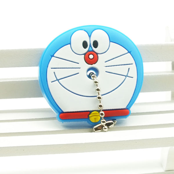 ZOEBER Funny animal keychain cartoon key chain Anime Mickey Minion Anime keycover animation key caps Children femme Keychain