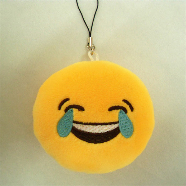 LNRRABC Fashion Cute Emoji Emoticon Smiley Face Keychain Pendant Key Chain Holder Keyring Soft Toy for Women Men