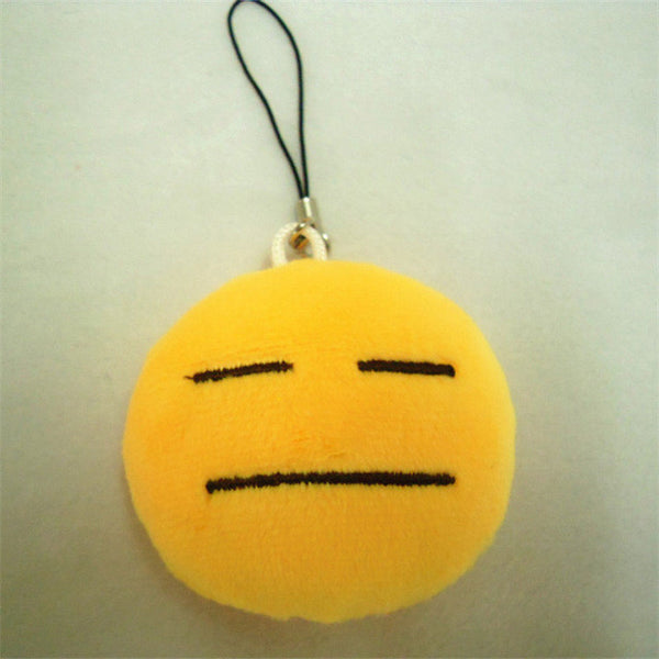 LNRRABC Fashion Cute Emoji Emoticon Smiley Face Keychain Pendant Key Chain Holder Keyring Soft Toy for Women Men