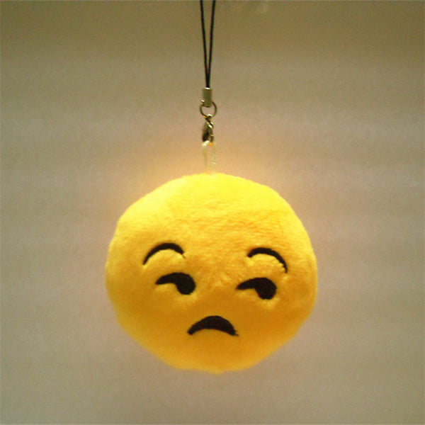 LNRRABC Fashion Cute Emoji Emoticon Smiley Face Keychain Pendant Key Chain Holder Keyring Soft Toy for Women Men