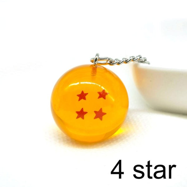 ZOEBER Cartoon anime Dragon Ball Z Keychain Child DBZ cosplay Dragonball Z 7 Stars Crystal Ball Keyrings PVC Pendant key holder