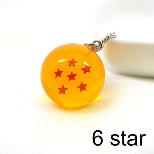 ZOEBER Cartoon anime Dragon Ball Z Keychain Child DBZ cosplay Dragonball Z 7 Stars Crystal Ball Keyrings PVC Pendant key holder