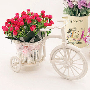Floace quality rattan  vase + flowers meters orchid artificial flower set home decoration FL13008