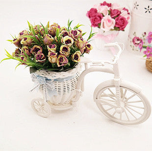 Floace quality rattan  vase + flowers meters orchid artificial flower set home decoration FL13008