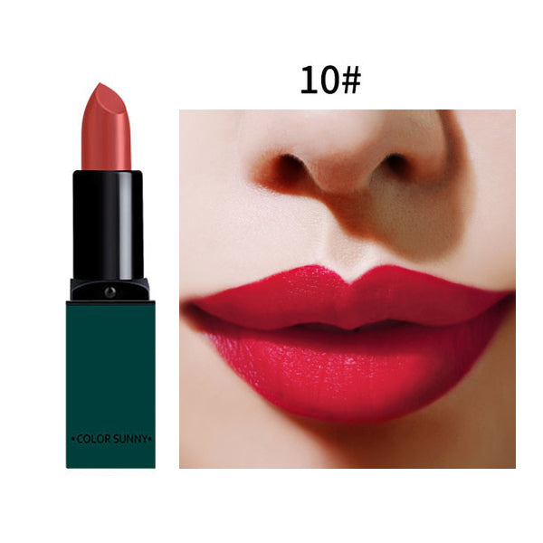 New Fashion Matte Lips Make Up 10 Color Brand Pigment Long Lasting Red Nude Velvet Waterproof 2017 New Matte Lipsticks Coametics