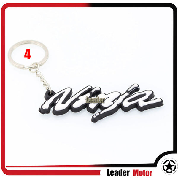 For YAMAHA KAWASAKI SUZUKI HONDA 46 CBR GSX-R FZ1 NINJA Motorcycle Accessories Cool Rubber Keychain Key Ring Key chain keyring