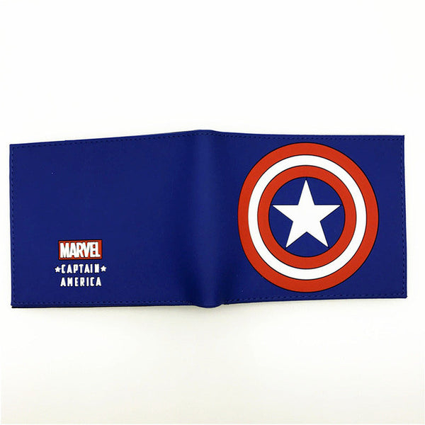Free Shipping Comics the Heros Iron Man Thor/Captain America/Star Wars 3D Purse Logo Credit Card Holder Cartoon Wallet
