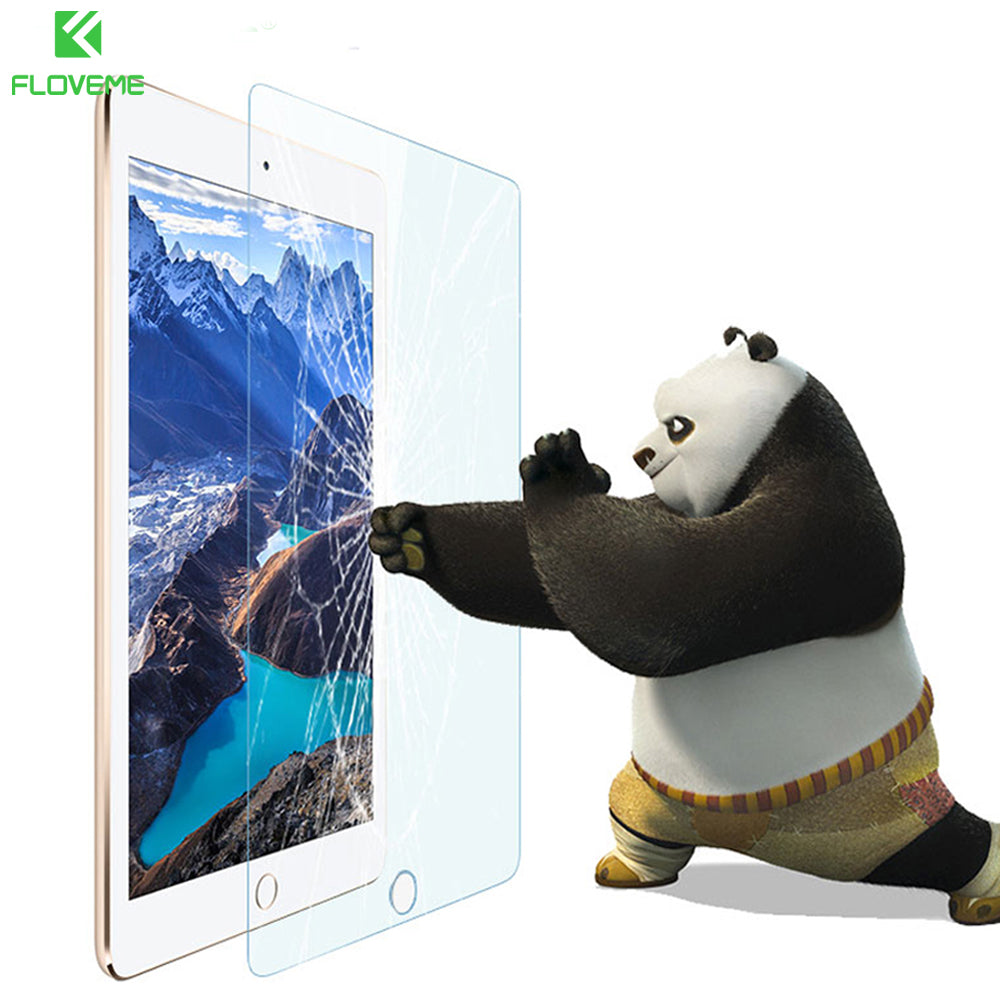 FLOVEME For iPad Air 2 Ultra Thin HD Tempered Glass Screen Protector For iPad Air / 2 For IPAD 5 6 Protector Film For iPad Air 2