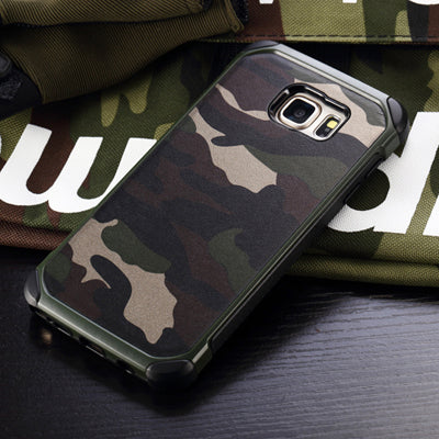 Military Camo Hard Shockproof Case For Samsung Galaxy S7 S6 Edge S8 Plus Camouflage Cover For Samsung A3 A5 A7 J5 J7 2016 Note 5