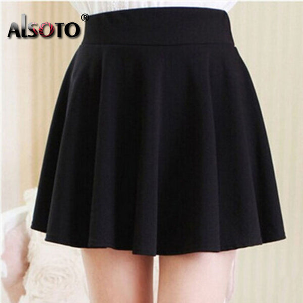 New 2017 Summer style sexy Skirt for Girl lady Korean Short Skater Fashion female mini Skirt Women Clothing Bottoms