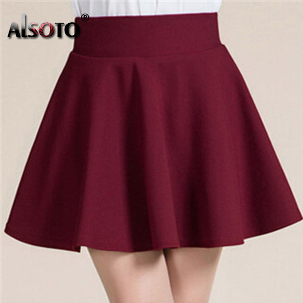 New 2017 Summer style sexy Skirt for Girl lady Korean Short Skater Fashion female mini Skirt Women Clothing Bottoms