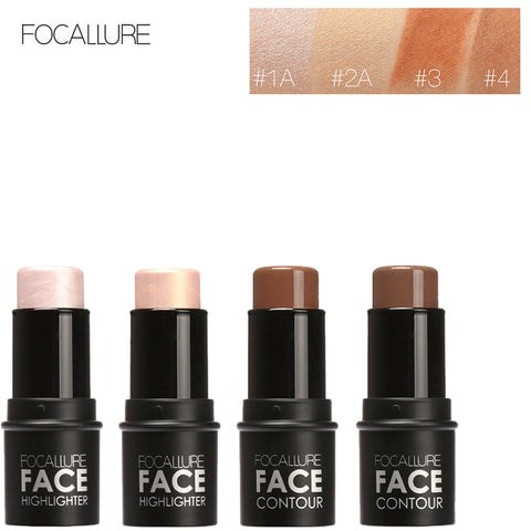 1pcs Pro Contour Stick Makeup Creamy Highlighter  Sticker Bronzer Create For Face Make up Concealer Full Cover Blemish
