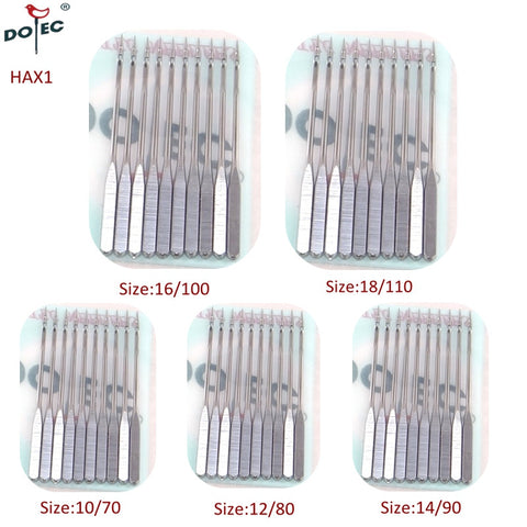Domestic household sewing needles 50pcs kit packing Dotec HAX1 compatible with janome toyota singer juki Bernina free shipping