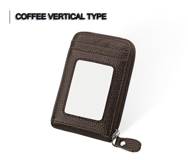 Horizontal and Vertical 13 Slots PU Leather Business Card Case High Quality Card Wallet ID Credit Card Holder Bank Purse Bag