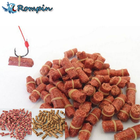 Rompin 100pcs/bag Red carp fishing bait smell Grass Carp Baits Fishing Baits lure formula insect particle rods suit particle