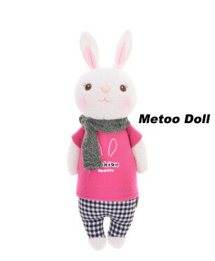 Metoo Dolls Angela rabbit 35cm baby plush toy doll sweet cute stuffed toys Dolls for kids girls Birthday/Christmas Gift