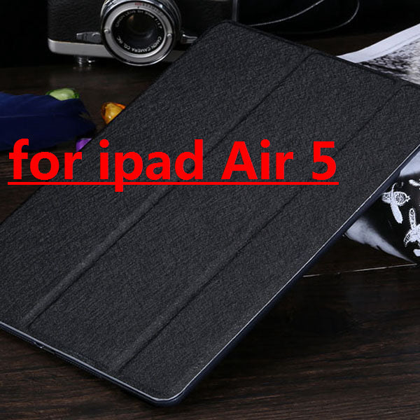 KISSCASE For ipad mini ipad5 6 Air 2 Flip Transparent Clear Silk Leather Case For ipad Air air2 Mini 1 2 3 4 Stand Full Cover